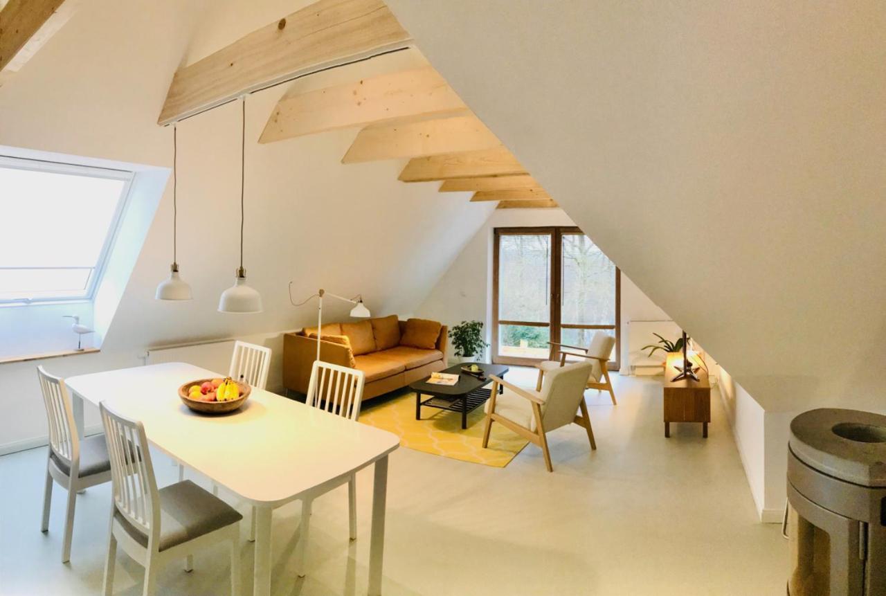 Moorblick! Grosse Dachwohnung Mit Kamin Und Sauna Leck Екстер'єр фото
